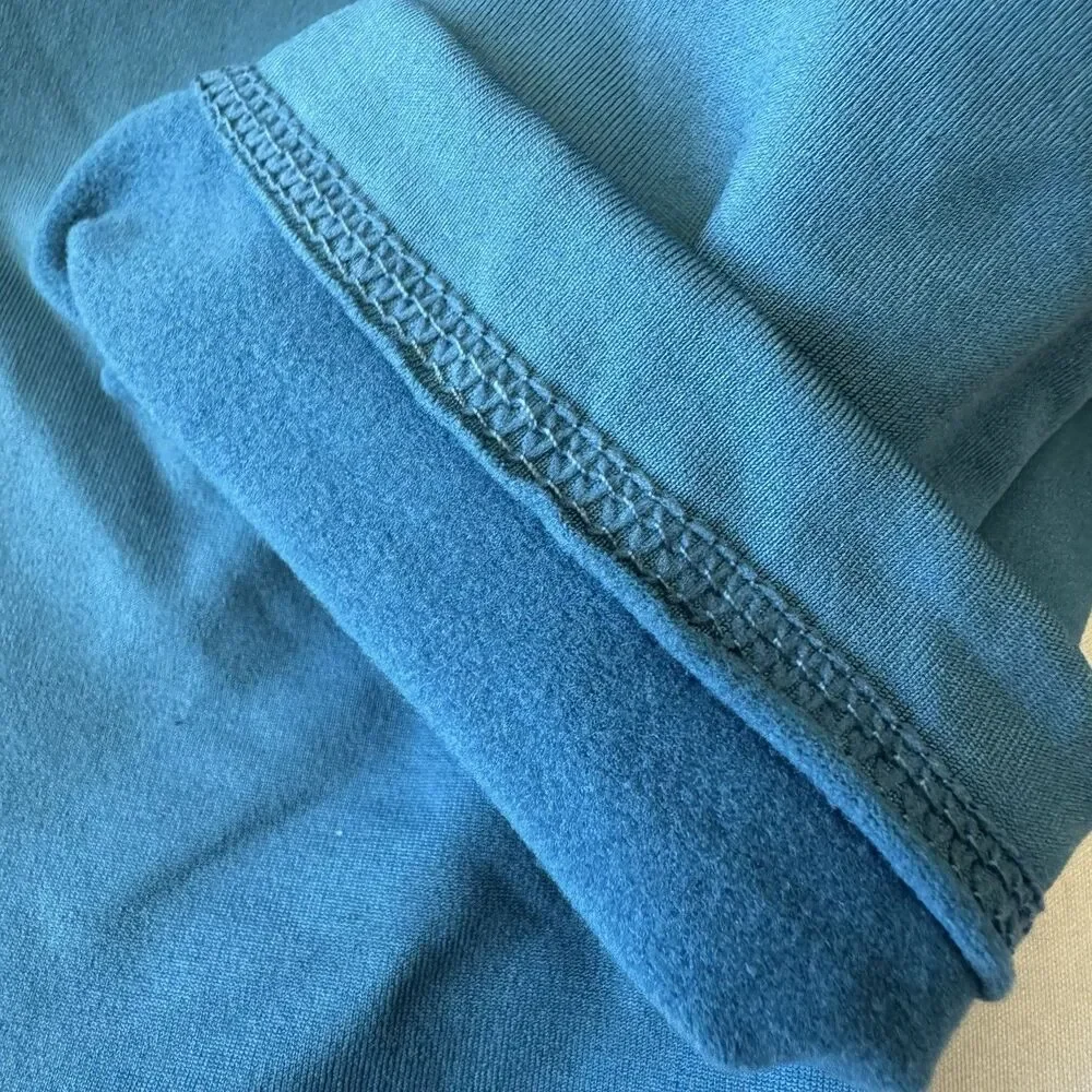 Plus Size Zelos Lined Leggings Womens 2X Blue High Rise Workout Activewear Gym